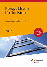 Perspektiven für Juristen 2016