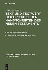 1: Die Auswertung (P23-999). 2: Die Auswertung (1003-2805)