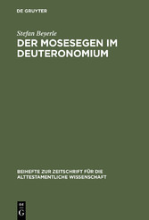 Der Mosesegen im Deuteronomium