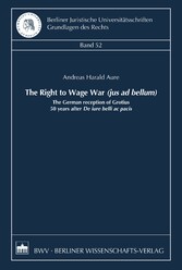 The Right to Wage War (jus ad bellum)