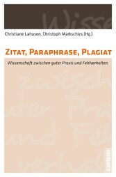 Zitat, Paraphrase, Plagiat