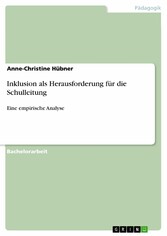 Inklusion als Herausforderung für die Schulleitung