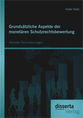 Grundsätzliche Aspekte der monetären Schutzrechtsbewertung: Aktuelle Fachmeinungen