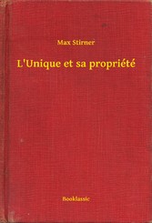 L'Unique et sa propriété