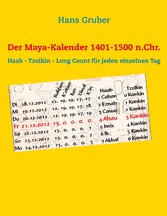 Der Maya-Kalender 1401-1500 n.Chr.