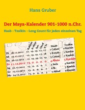 Der Maya-Kalender 901-1000 n.Chr.