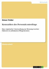 Kennzahlen des Personalcontrollings