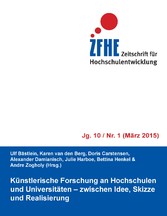 Künstlerische Forschung an Hochschulen und Universitäten