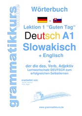 Wörterbuch Deutsch - Slowakisch -  Englisch Niveau A1