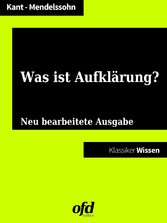 Was ist Aufklärung?