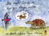 Die kleine Schildkröte, die gern fliegen wollte