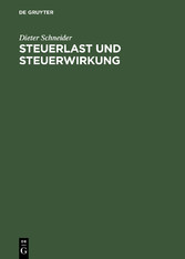 Steuerlast und Steuerwirkung