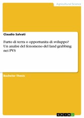 Furto di terra o opportunita di sviluppo? Un analisi del fenomeno del land grabbing nei PVS