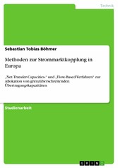 Methoden zur Strommarktkopplung in Europa