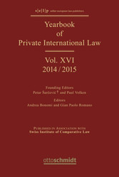 Yearbook of Private International Law Vol. XVI