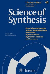 Science of Synthesis: Houben-Weyl Methods of Molecular Transformations  Vol. 40a