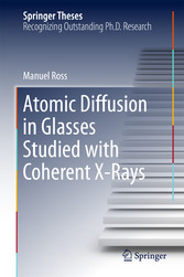 Atomic Diffusion in Glasses Studied with Coherent X-Rays