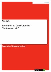 Rezension zu Colin Crouchs 'Postdemokratie'