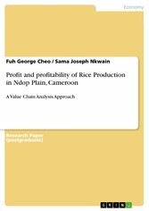 Profit and profitability of Rice Production in Ndop Plain, Cameroon