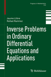 Inverse Problems in Ordinary Differential Equations and Applications