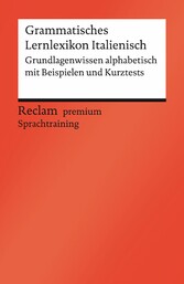 Grammatisches Lernlexikon Italienisch