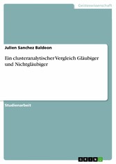 Ein clusteranalytischer Vergleich Gläubiger und Nichtgläubiger