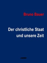 Der christliche Staat und unsere Zeit