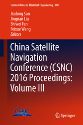 China Satellite Navigation Conference (CSNC) 2016 Proceedings: Volume III