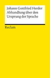 Abhandlung über den Ursprung der Sprache