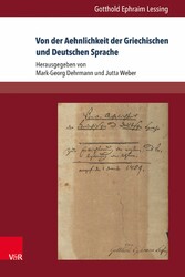 Von der Aehnlichkeit der Griechischen und Deutschen Sprache