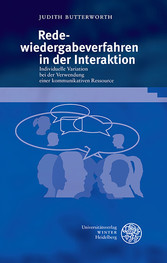 Redewiedergabeverfahren in der Interaktion