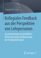 Kollegiales Feedback aus der Perspektive von Lehrpersonen