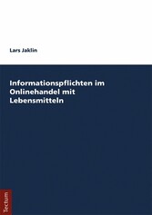 Informationspflichten im Onlinehandel mit Lebensmitteln