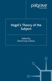 Hegel's Theory of the Subject