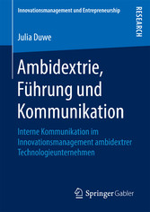 Ambidextrie, Führung und Kommunikation