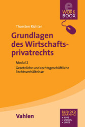 Grundlagen des Wirtschaftsprivatrechts