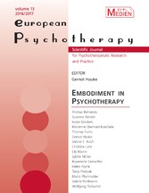 European Psychotherapy 2016/2017