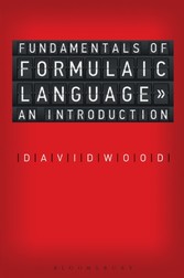 Fundamentals of Formulaic Language