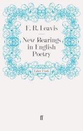 New Bearings in English Poetry