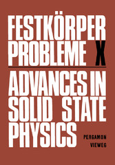 Advances in Solid State Physics