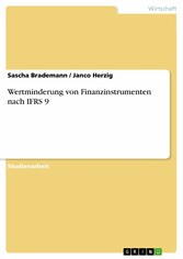 Wertminderung von Finanzinstrumenten nach IFRS 9