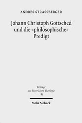 Johann Christoph Gottsched und die 'philosophische' Predigt