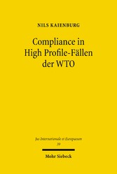 Compliance in High Profile-Fällen der WTO