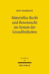 Materielles Recht und Beweisrecht im System der Grundfreiheiten