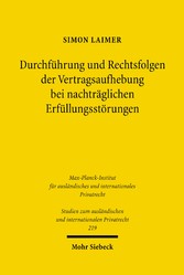 Durchführung und Rechtsfolgen der Vertragsaufhebung bei nachträglichen Erfüllungsstörungen