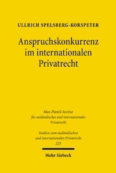 Anspruchskonkurrenz im internationalen Privatrecht