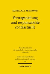 Vertragshaftung und responsabilité contractuelle