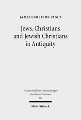 Jews, Christians and Jewish Christians in Antiquity