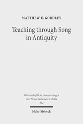 Teaching through Song in Antiquity