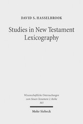 Studies in New Testament Lexicography